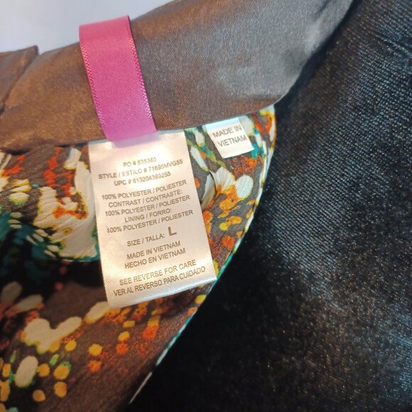 Heart Soul Multicolor Geometric Print Beaded Trim Top - Picture 7 of 7